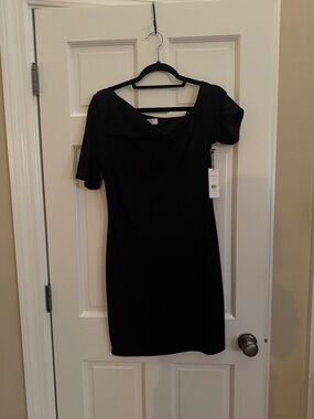 Bailey 44 Black Off-Shoulder Mini Dress